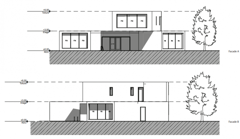 façade maison solaire archionline