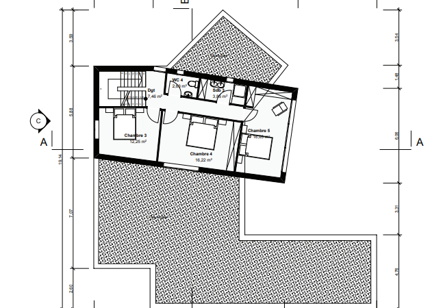 Etage maison solaire archionline